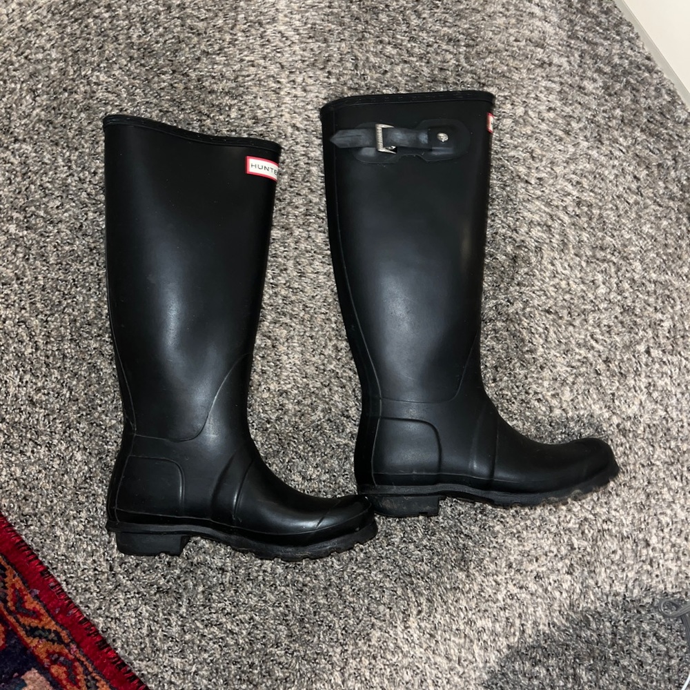 Hunter tall rain boots